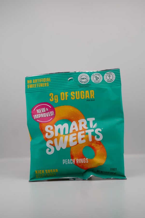 SMART SWEETS PEACH RINGS 1.8 OZ